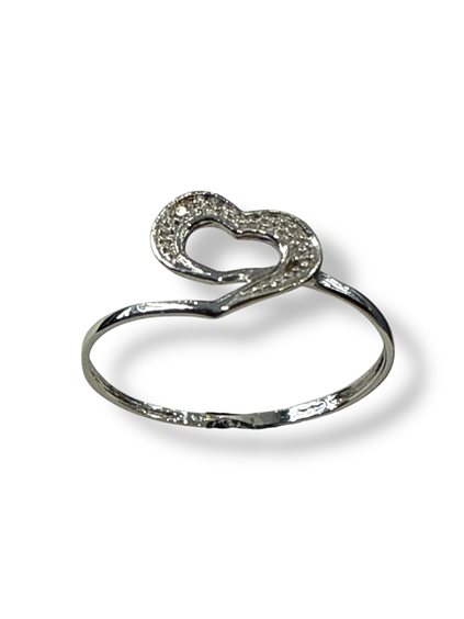 Ring Demetra Woman ESSENTIAL in White Gold Diamante LX.B003.W - LX.B003.W